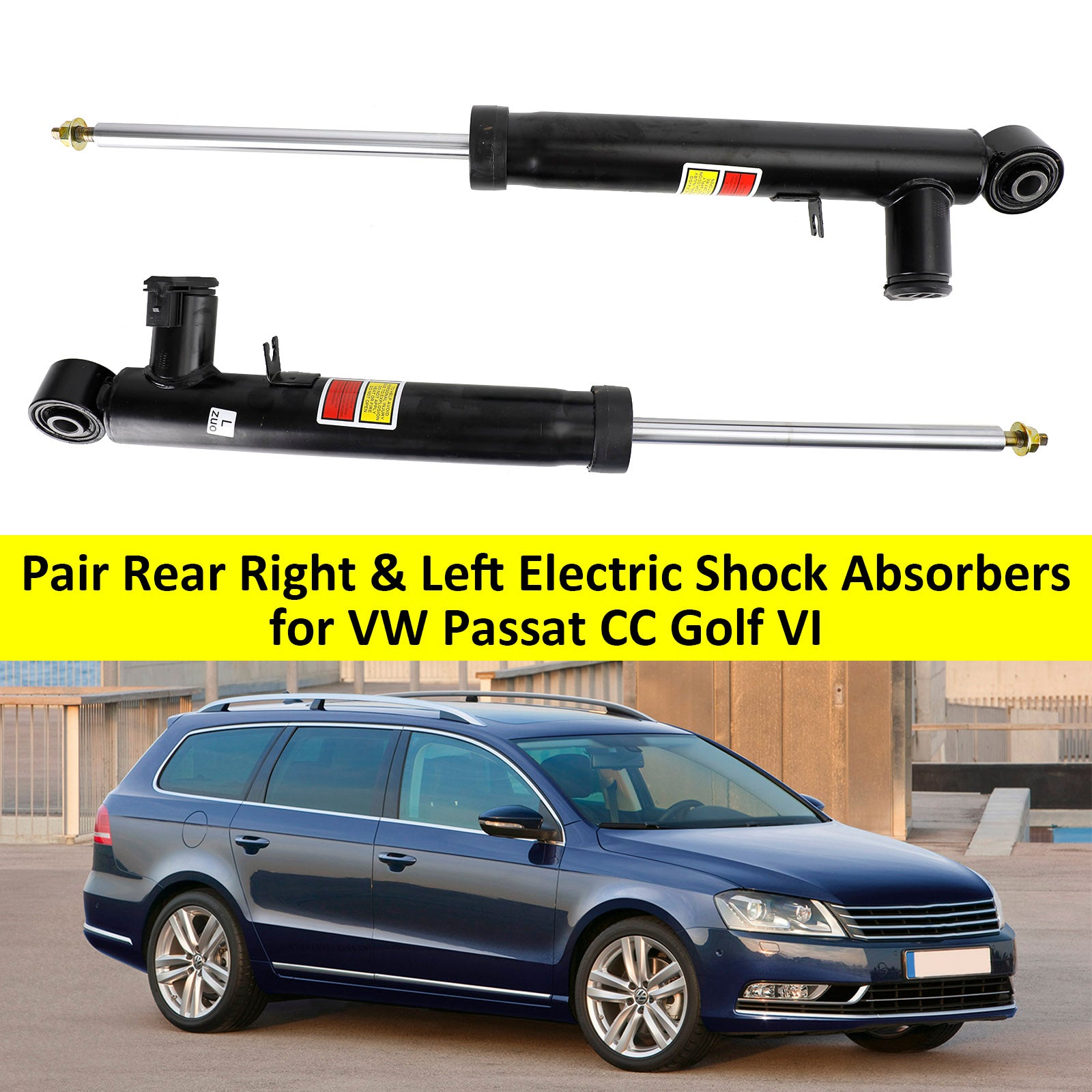 2010-2014 VW Passat &amp; Variant 362 357 Par de amortiguadores eléctricos traseros derecho e izquierdo 1K0512010H 1K0512009H 1K0513046B 1K0513045B