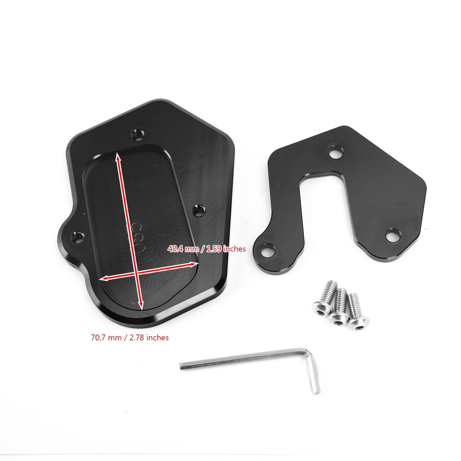 Motorcycle Kickstand Enlarge Plate Pad fit for BMW F900R F900 R 2020 Generic