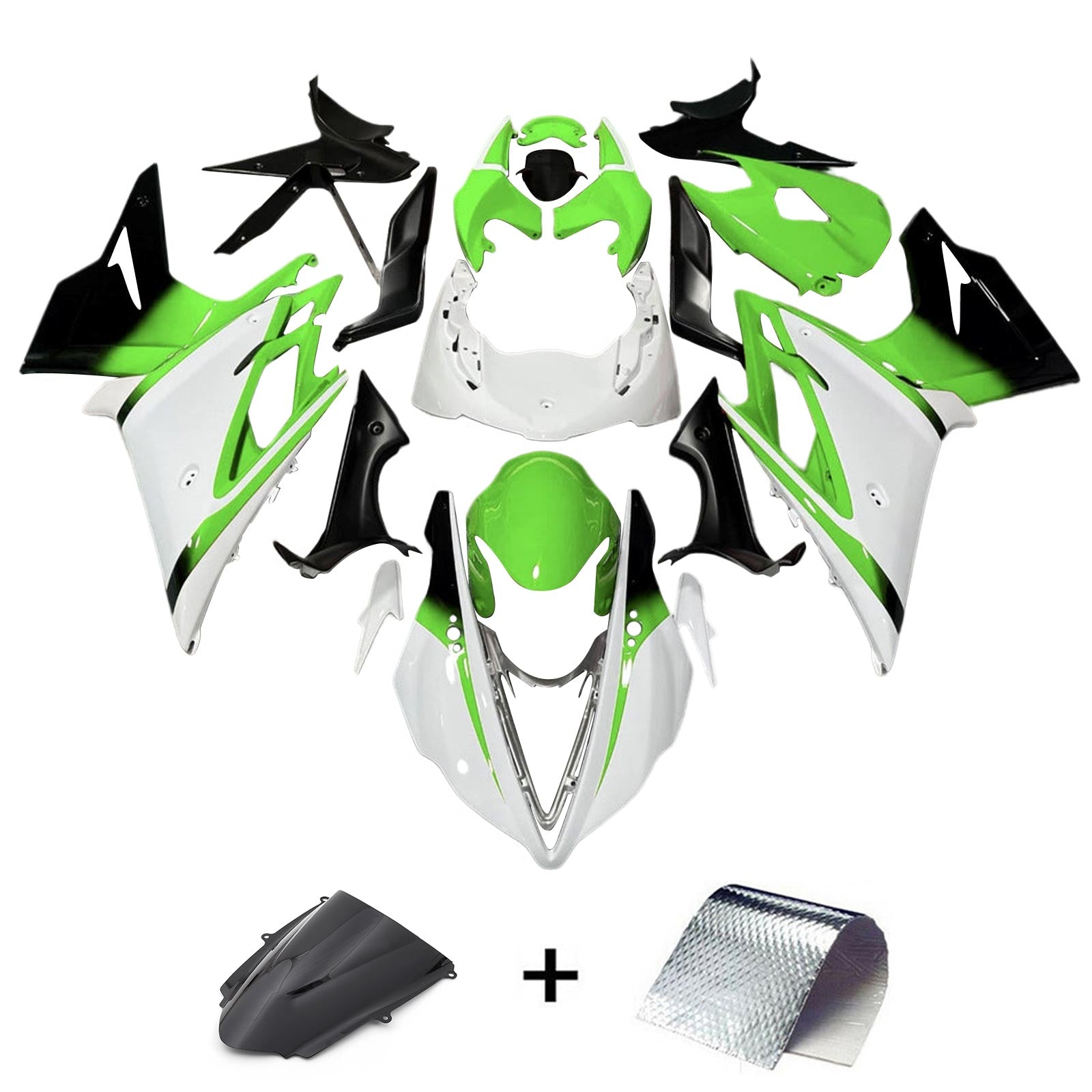 Amotopart Triumph Daytona 675 2013-2016 Fairing Kit Bodywork Plastic ABS