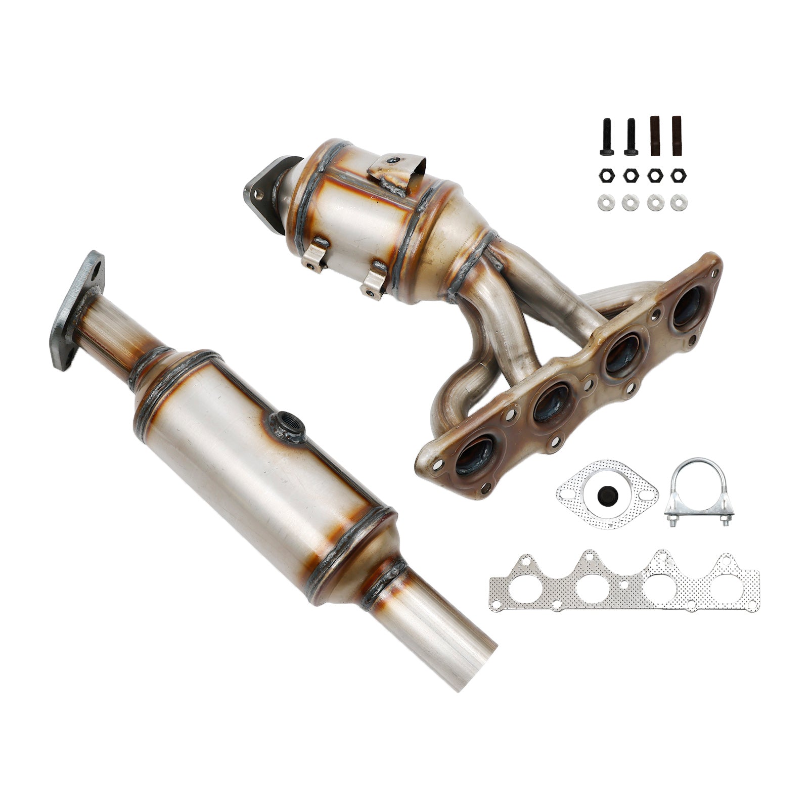 Manifold & Rear Catalytic Converters Fit For Kia Soul 1.6L 2012-2019