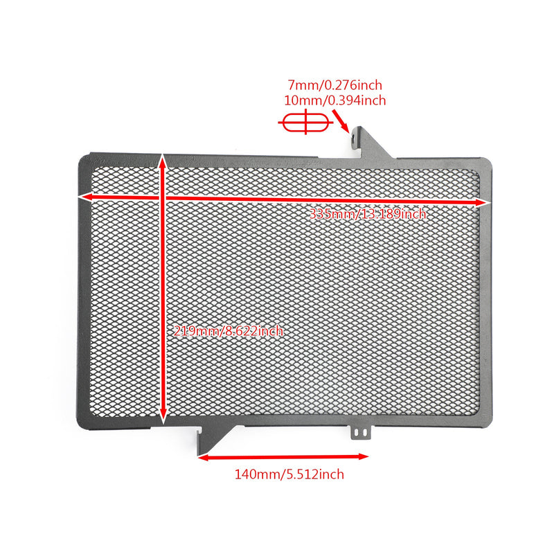 Protector de radiador de aluminio negro Prorection para Honda CB650F CB650R CBR650 14-2019 Genérico