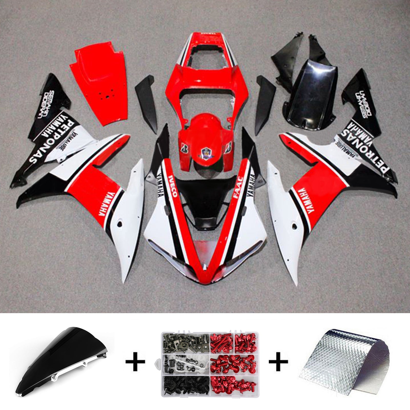 Yamaha YZF-R1 2002-2003 Fairing Kit Bodywork Plastic ABS