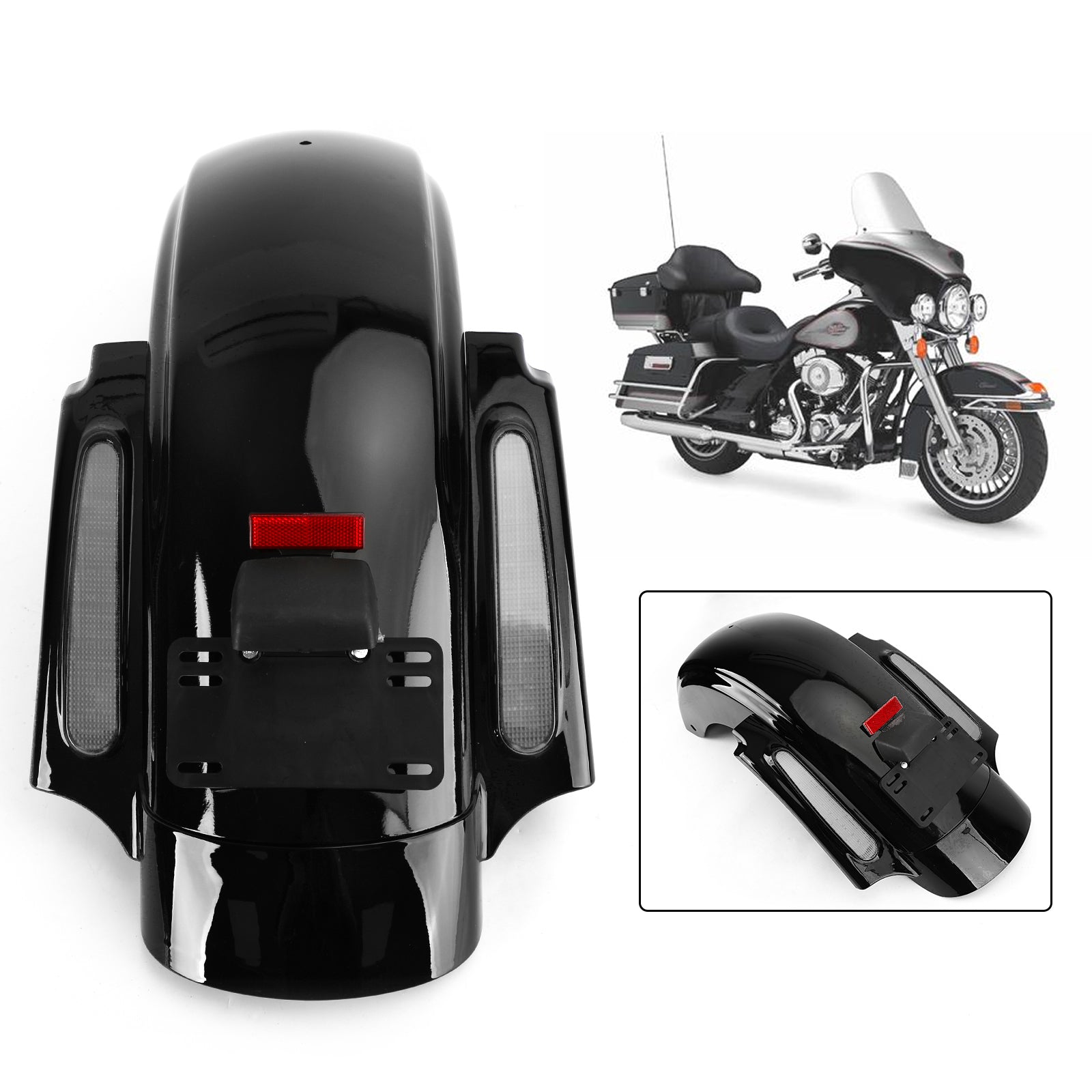 Sistema LED para guardabarros trasero Touring Electra Road Street Glide FLHR 2009-2013