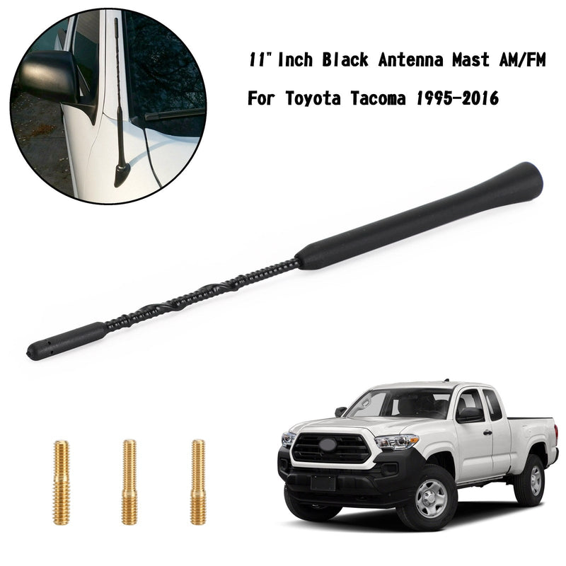 Toyota Tacoma 1995-2016 Black Antenna Mast AM/FM 11"Inch Generic
