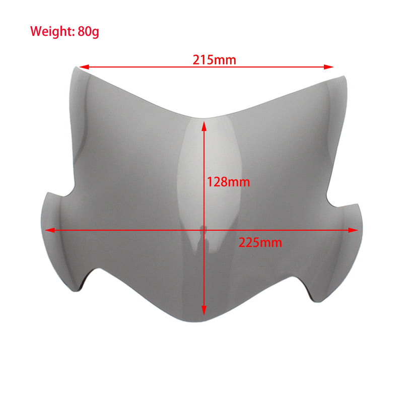Cubierta de protección de lente de faro delantero compatible con Suzuki Gsx-S 750 2015-2021?Smoke Generic