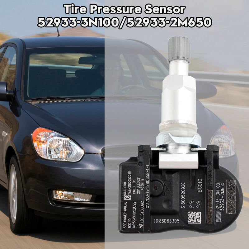 Sensor de presión de neumáticos TPMS 52933-3N100 para Kia Ceed Hyundai Accent Genesis