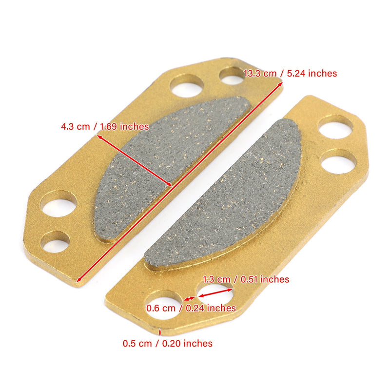 Brake Pads for 2203147 Polaris Ranger 500 700 800 900 XP Crew 2005-15 Generic