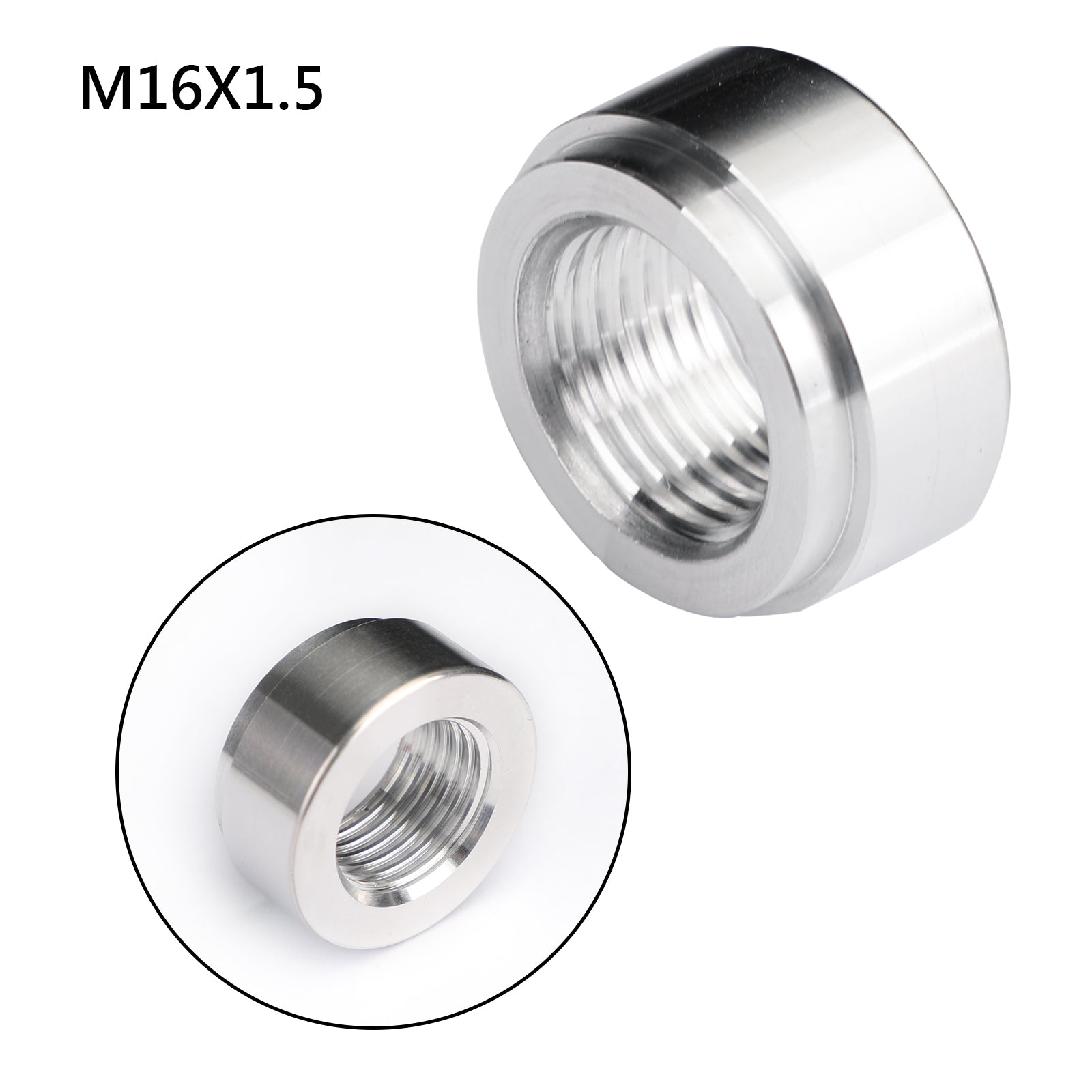 M16X1.5 Female Aluminum Weld On Fitting Bung