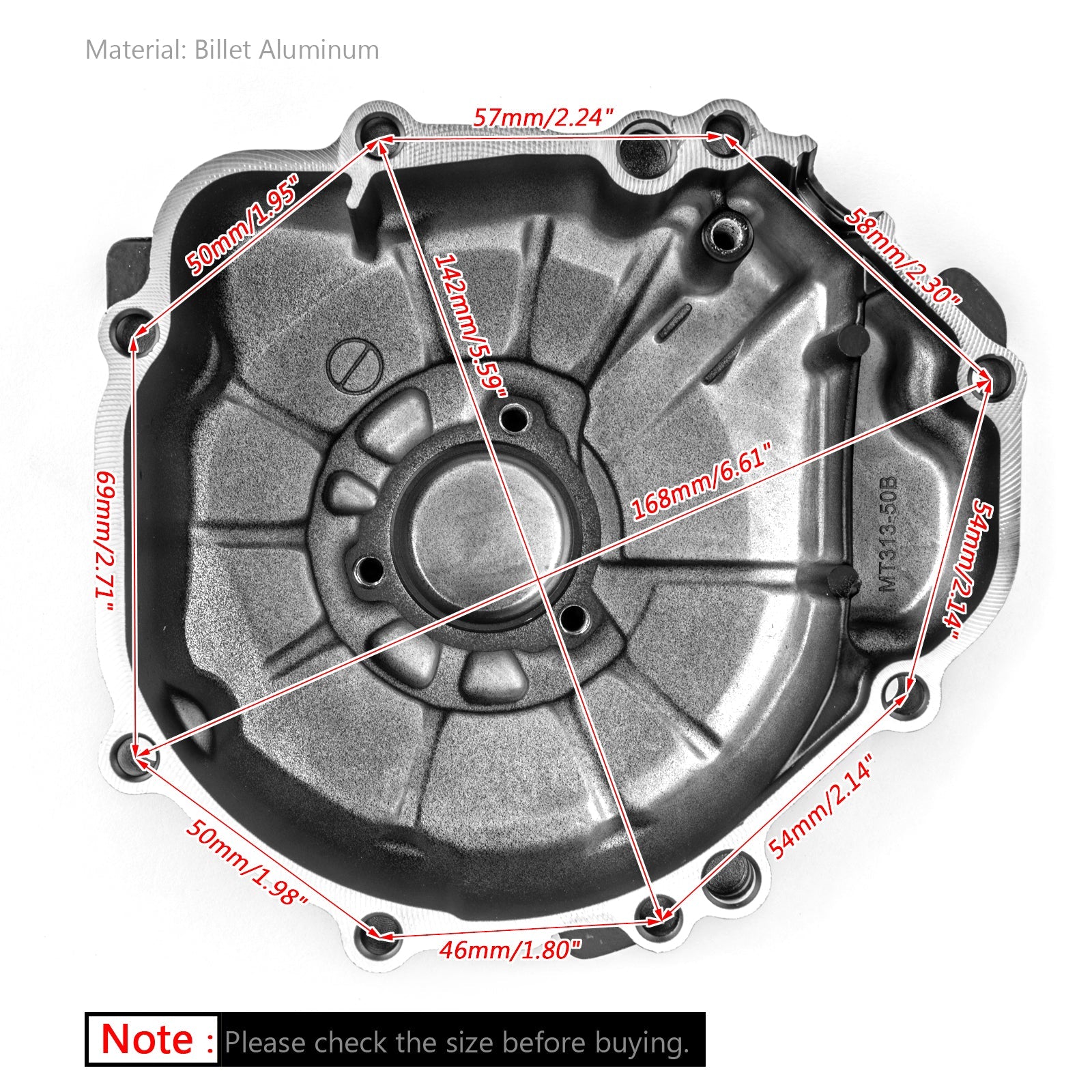 Cubierta del motor del estator Ajuste del cárter para Suzuki GSXR 600 750 04-13 GSX-R 1000 400 Genérico