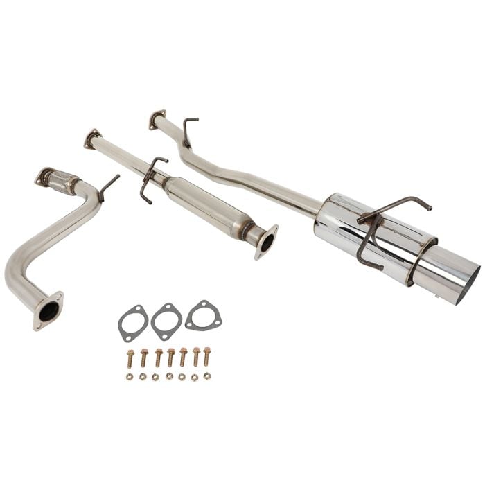 4.5" Muffler Tip /Cat Back Exhaust System for Honda Accord 2.2L 1994-1997