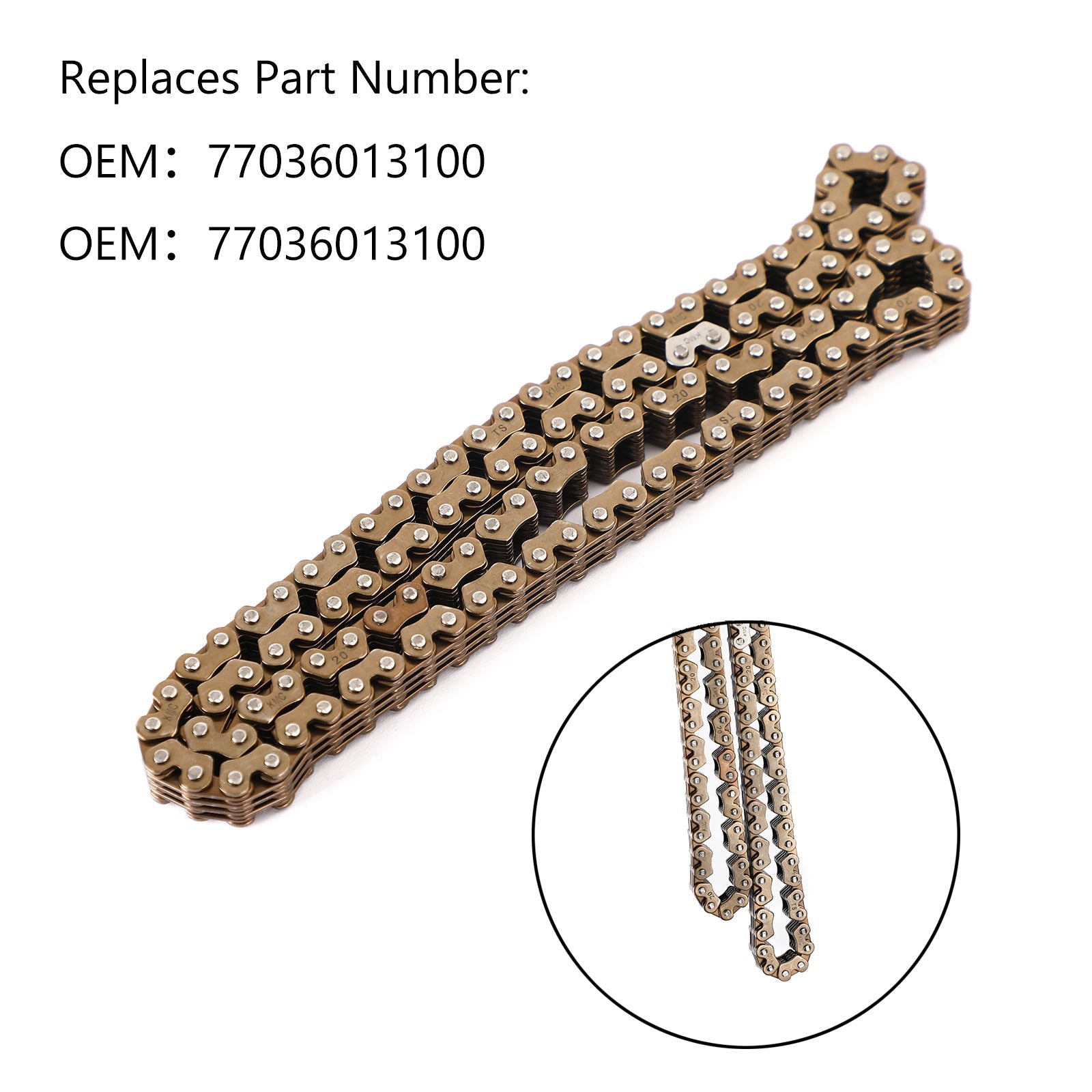 Drive Chain For Husqvarna 77036013100 Fc450 Fs450 Fx450 Fe450 Fe501 Fe501S Generic