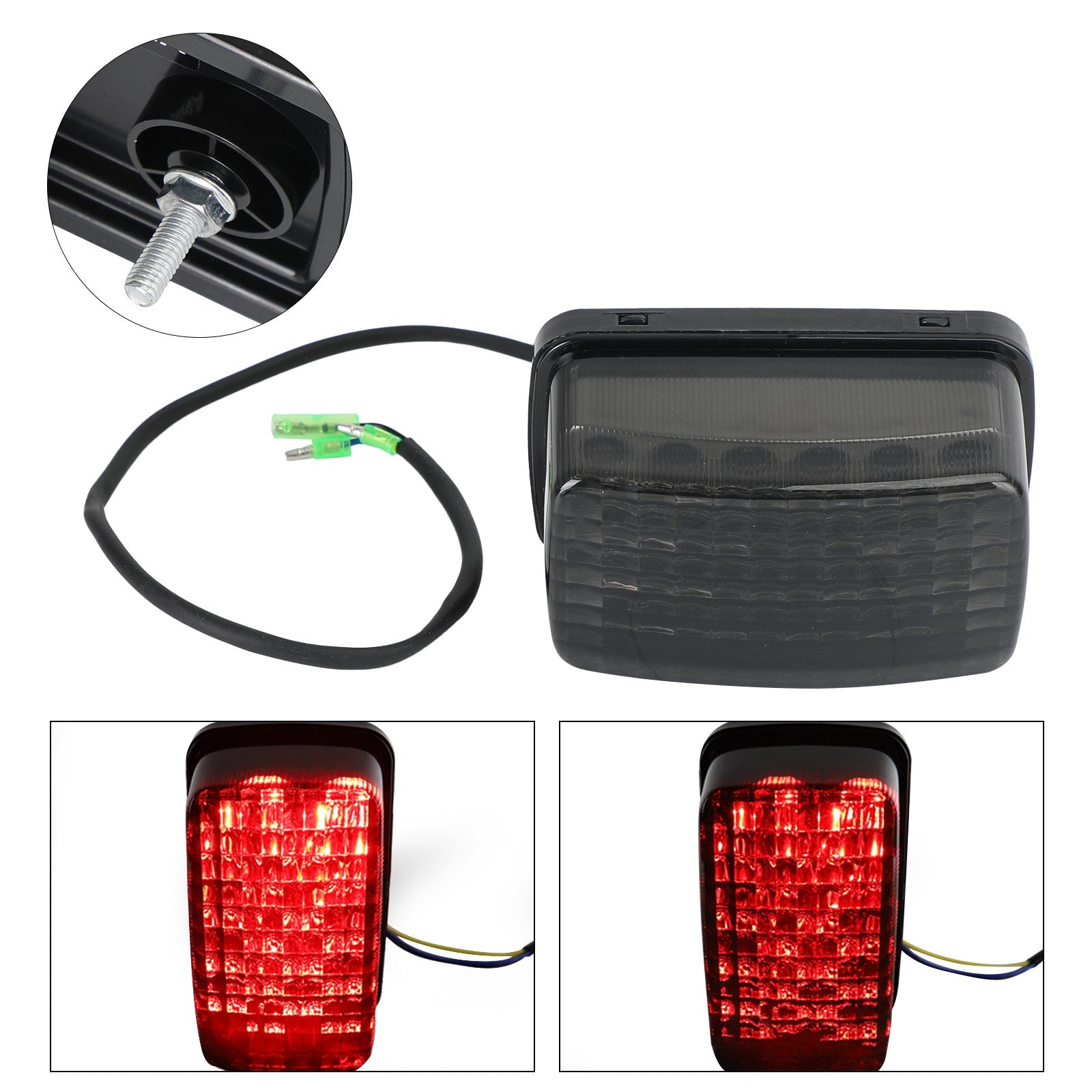 LED Tail light for yamaha viking bruin wolverine 660 450 350 400 5KM-8472C-10-00 Generic