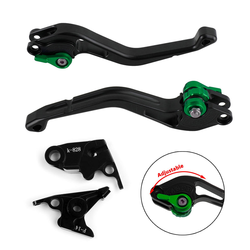 Palanca de freno de embrague corto para Kawasaki ZZR600 ZX6R ZX9R ZX10R Z1000