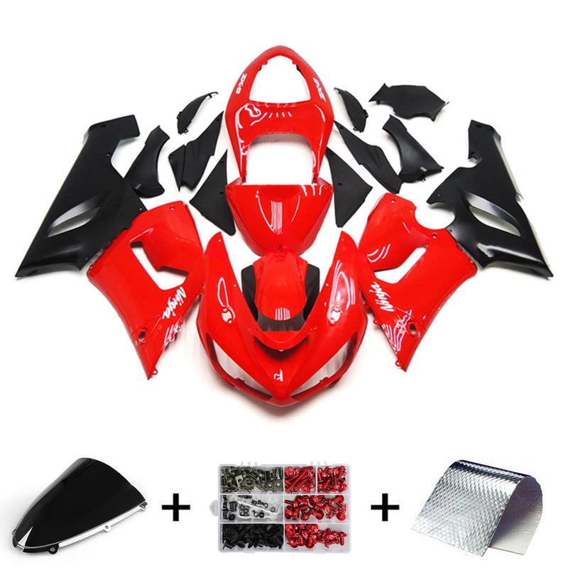 Kawasaki ZX6R 636 2005-2006 Fairing Kit Bodywork Plastic ABS