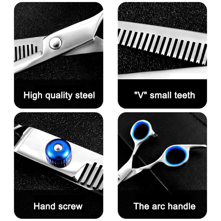 Professional Barber Salon Hairdressing Hair Cutting Thinning Scissors Shears Set