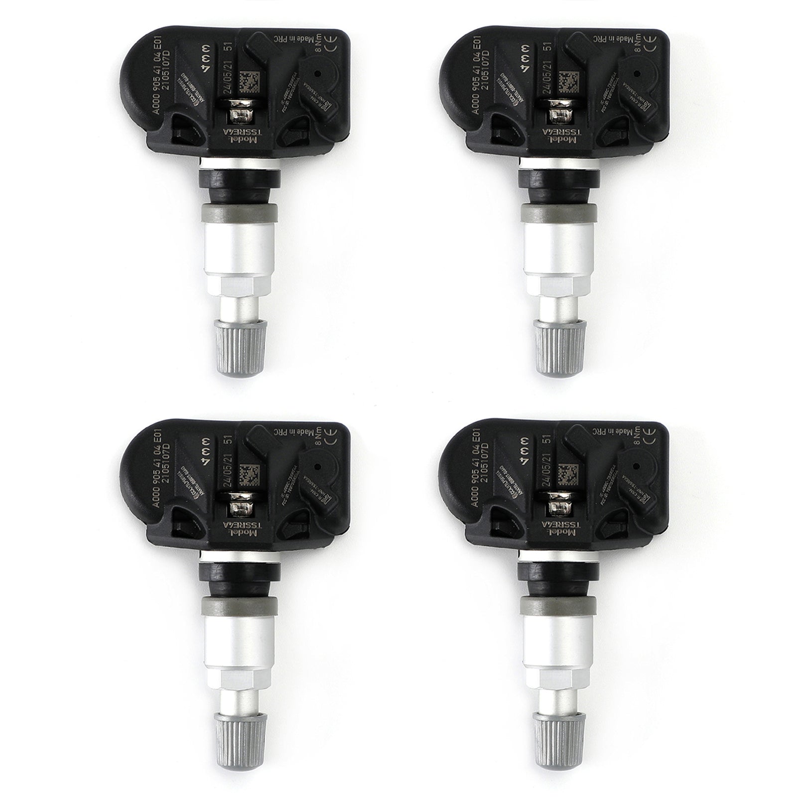 4x sensor de presión de neumáticos TPMS A0009054104 para Mercedes-Benz W167 W177 genérico