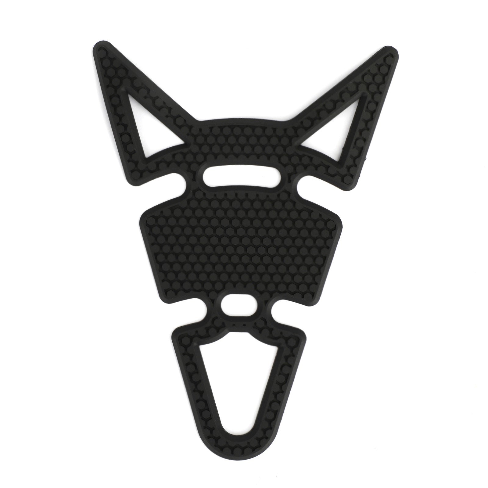 3D Rubber Motorcycle Tank Pad Protector Motorbike Spine Sticker "Cat ears" Look Generic