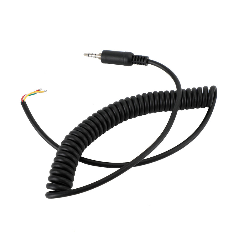 Línea de Cable de micrófono de altavoz de 4 cables para Radio Yaesu VX120 HX290 HX400IS EVX-S24 FT270R