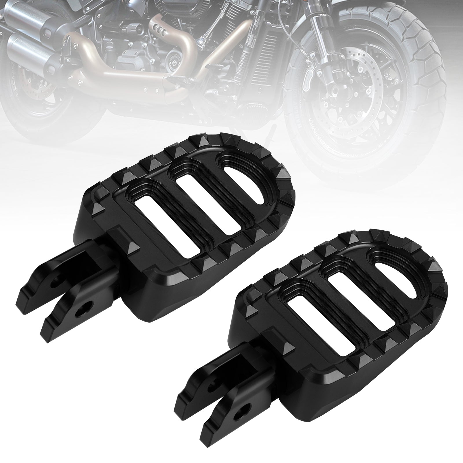 Sportster S Lower Rider Fat Bob Softail Estriberas delanteras delgadas Clavija de pie