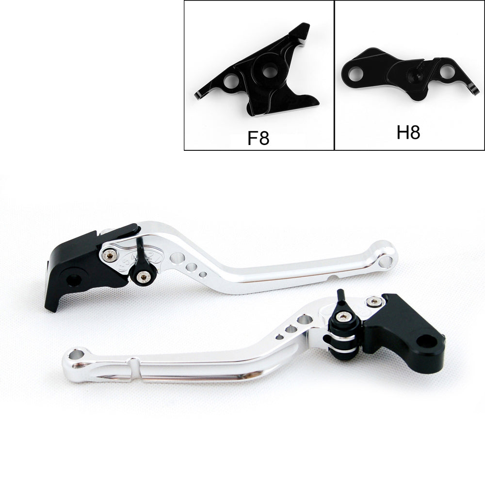 Long Brake Clutch Levers For Hyosung GT250R 2006-2010 GT650R 2006-2009 Black Generic