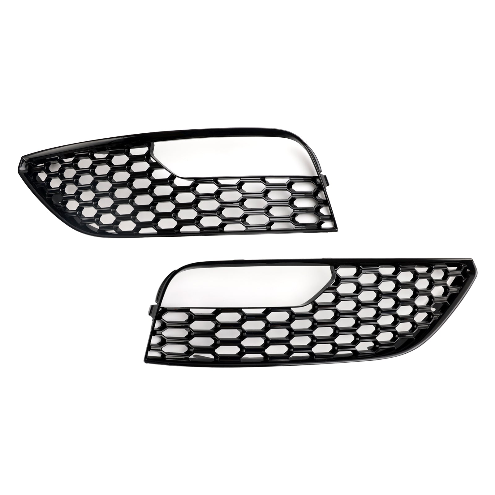 Audi A3 2012-2016 Mesh 2PCS Front Bumper Fog Light Surround Cover Grille