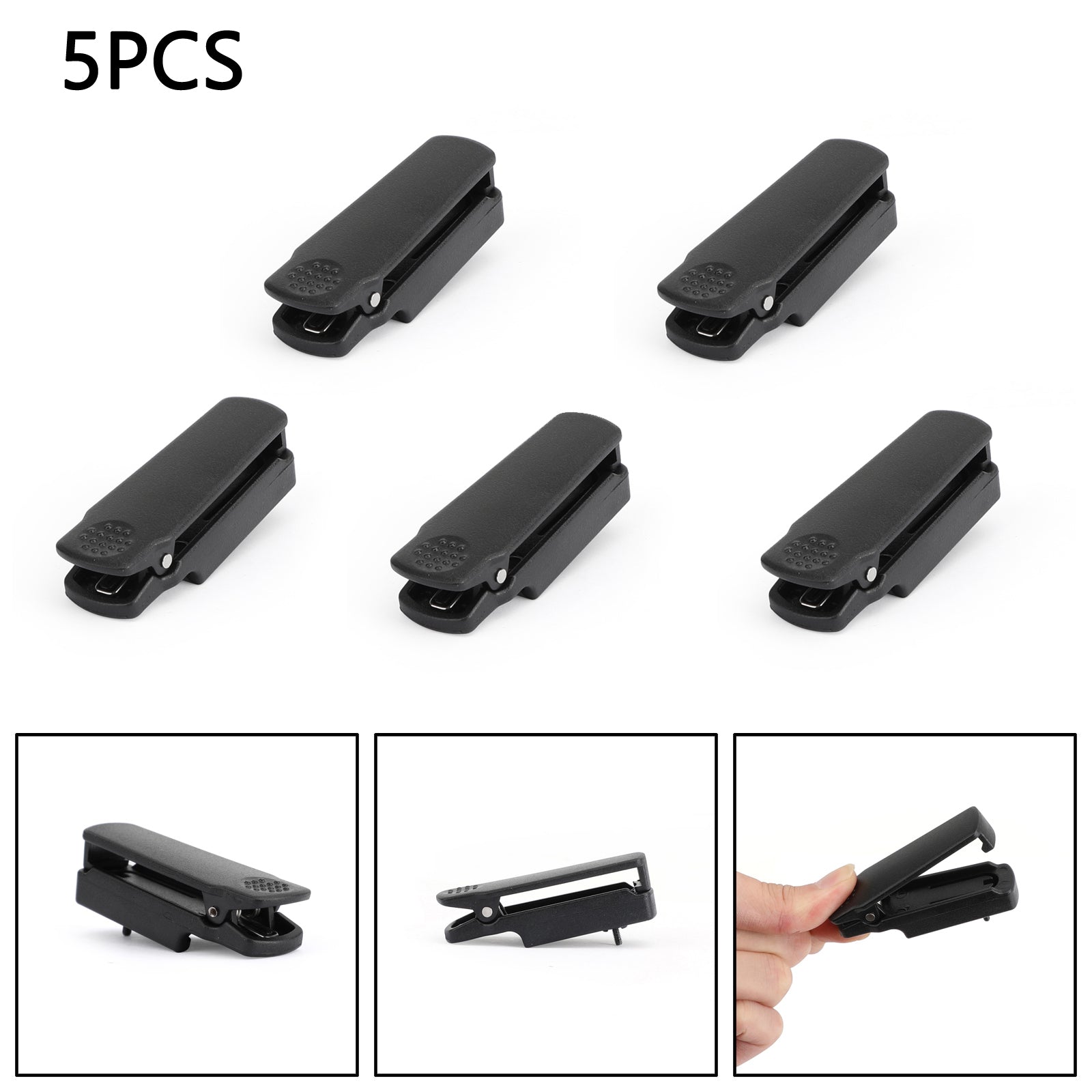 5PCS Back Clip Back Pocket Clip For BaoFeng BF A58 UV9R/9Rplus Walkie Talkie