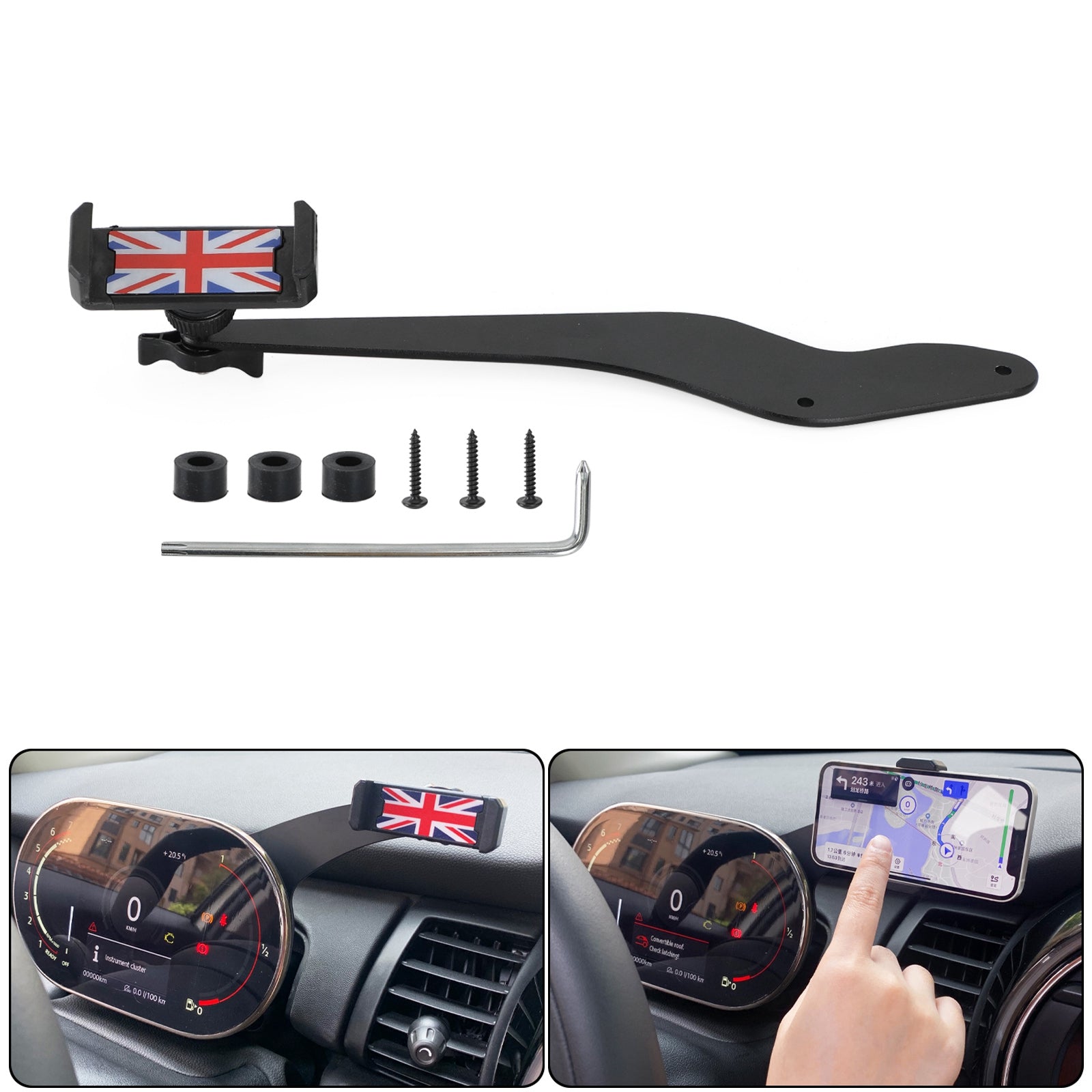 Car Phone Holder Mount For MINI Cooper R50/R52/R53 Generic