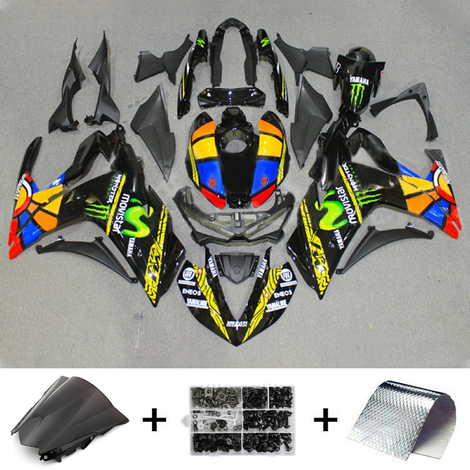 Yamaha YZF-R3 2014-2018 R25 2015-2017 Fairing Kit Bodywork ABS