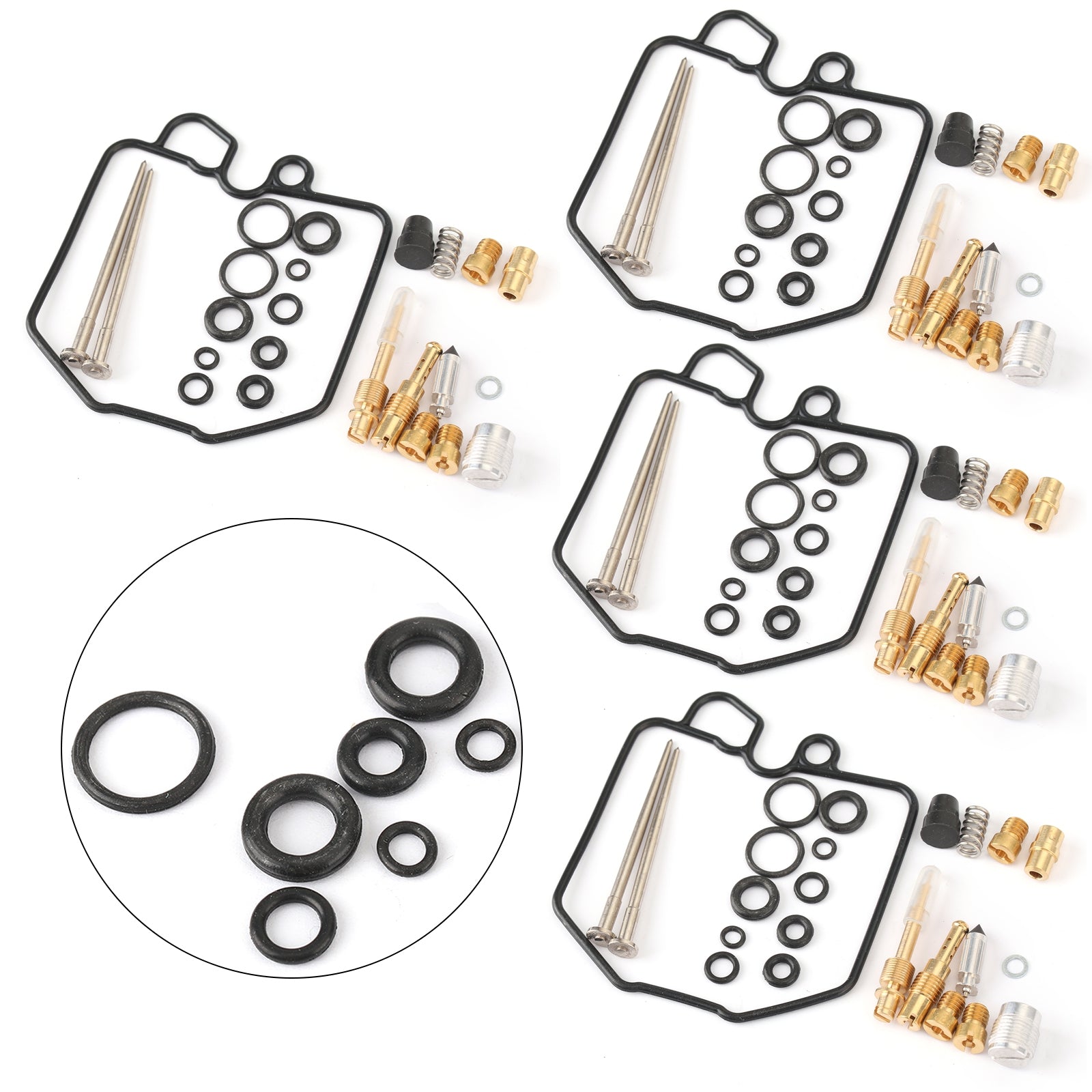 4PC Carburetor Repair Rebuild Kit For Honda CB750F CB750 F Super Sport 1980-1982 Generic