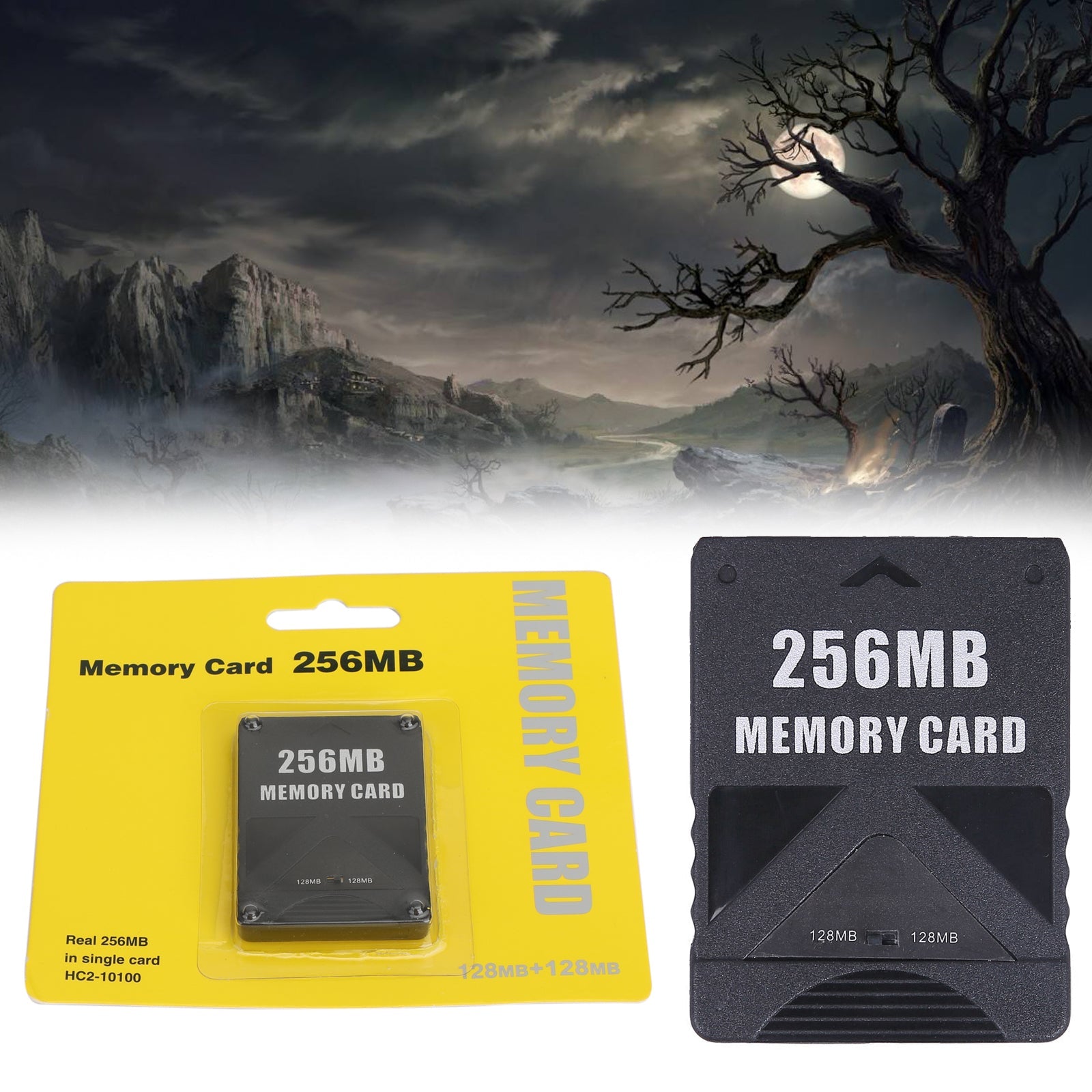 Memory Card for Sony 256MB Megabyte PS2 PlayStation 2 Slim Game Data Console