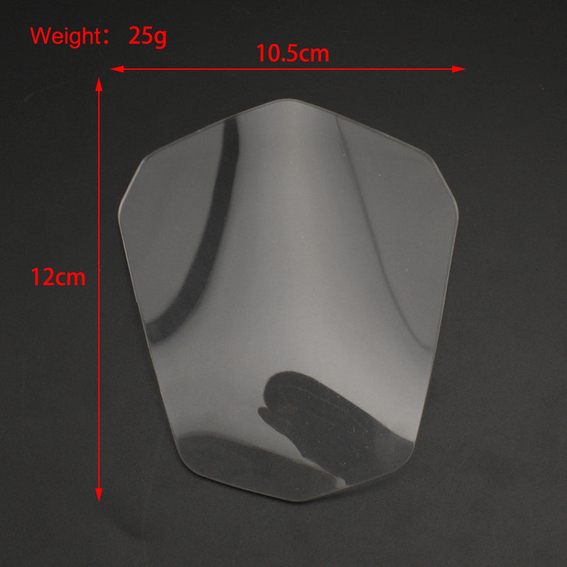 Cubierta de protección de lente de faro delantero apta para Kawasaki H2 H2R 2015-2019 humo genérico