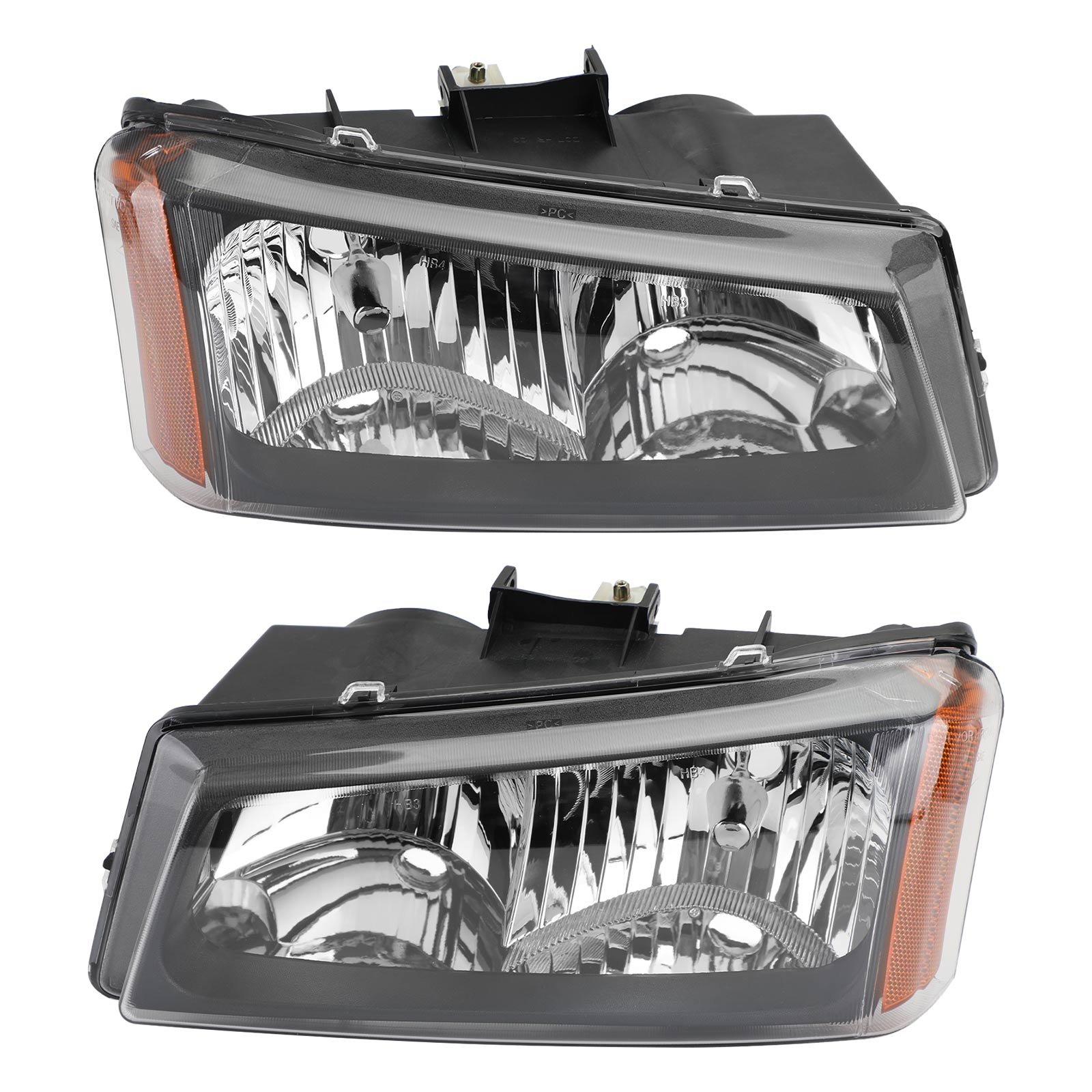 Side Headlights/Lamp Assembly For Chevr Silverado 2003-2006 Generic