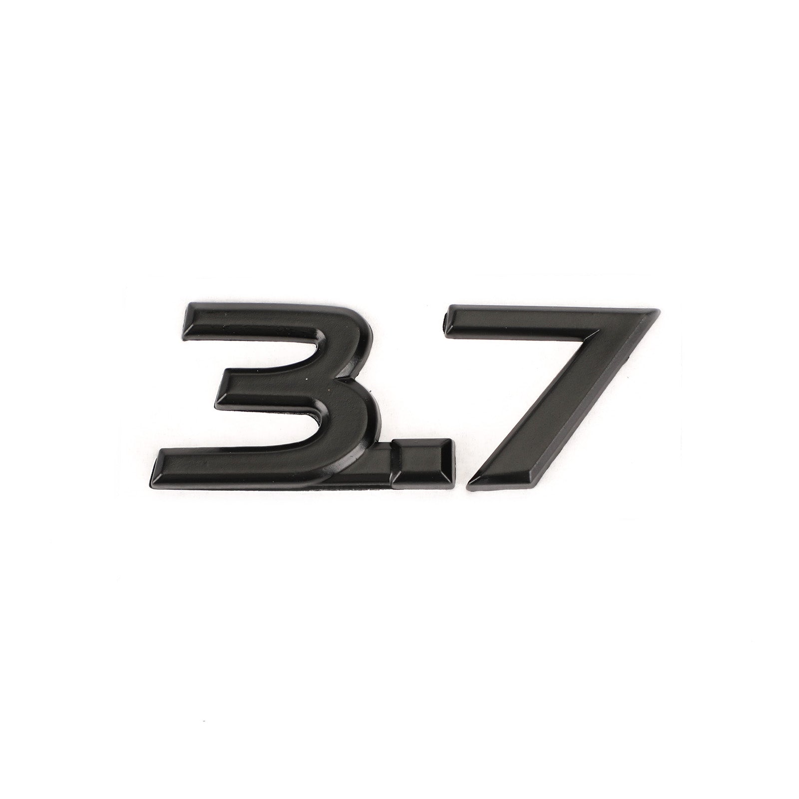 3.7 Fender Side Boot Emblem Badge Calcomanía para Infiniti Q50 QX70 2014 Black Generic CA Market