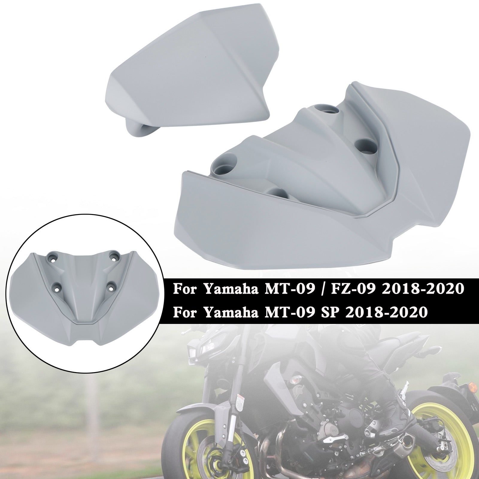 Headlight Fairing Windshield Cover For Yamaha MT-09 FZ09 MT-09 SP 2018-2020