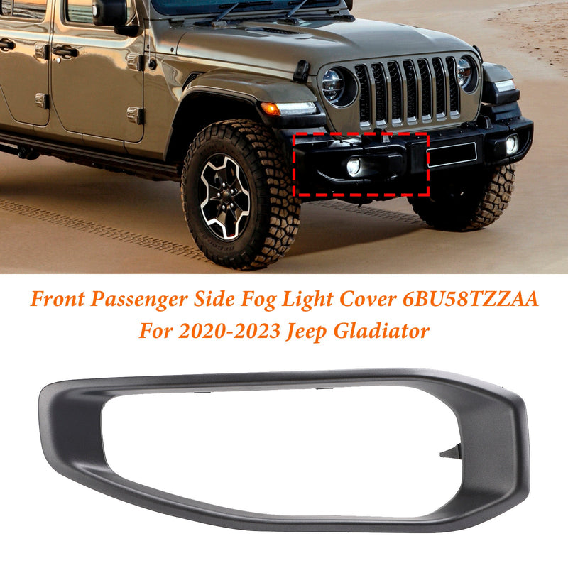 Jeep Gladiator 2020-2023 Embellecedor de luz antiniebla del lado del pasajero delantero 6BU58TZZAA