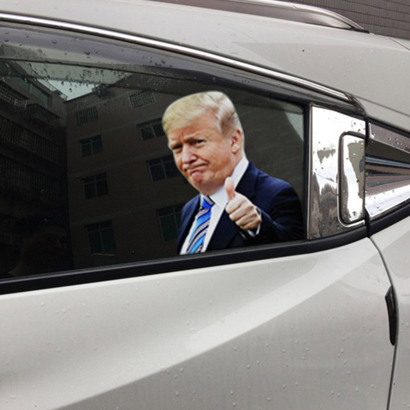 2020 Car Person Sticker Trump Presidential Election Passenger Side Window Left