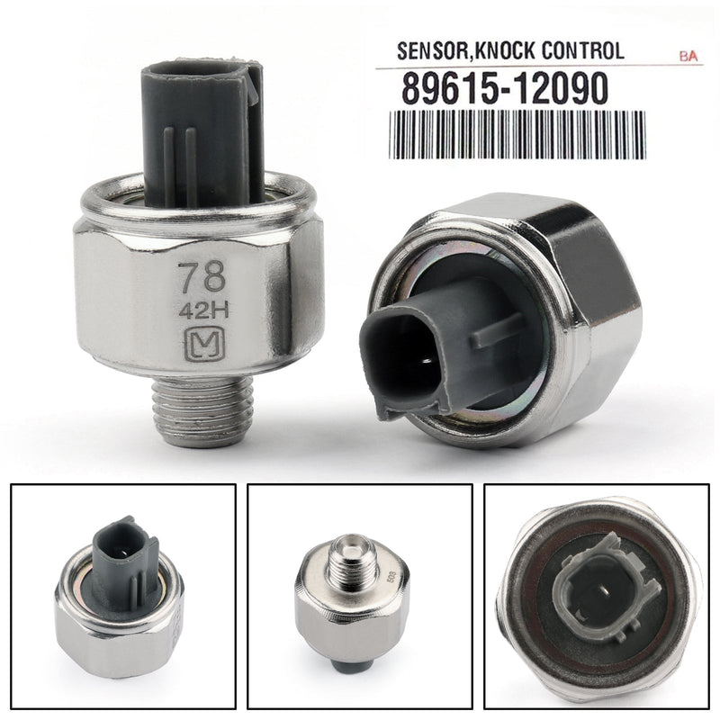 2Pcs New Denso Knock Sensor 89615-12090 For Toyota Lexus Avalon Camry Sienna Generic