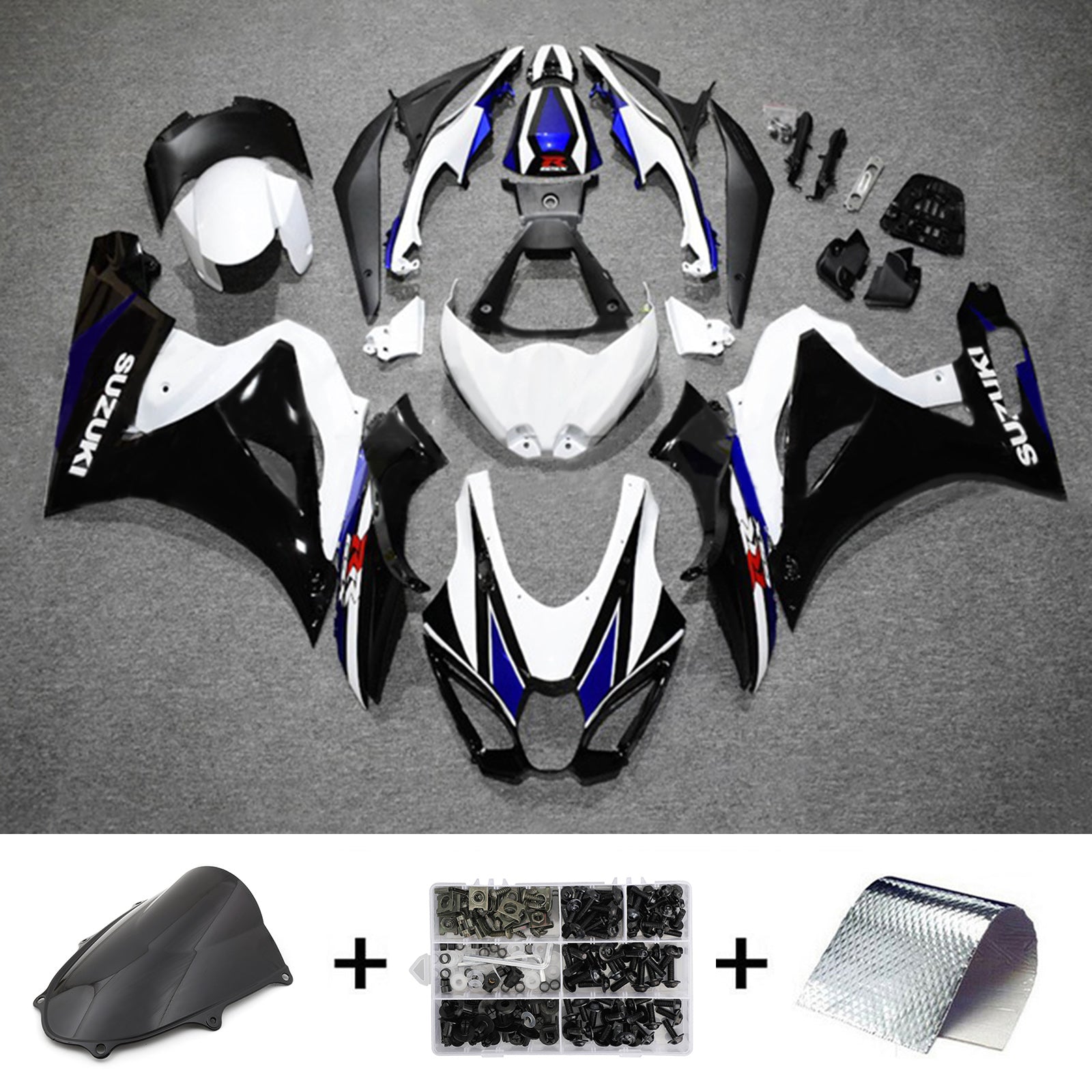 سوزوكي GSXR1000 2017-2023 K17 Fairing Kit هيكل السيارة بلاستيك ABS