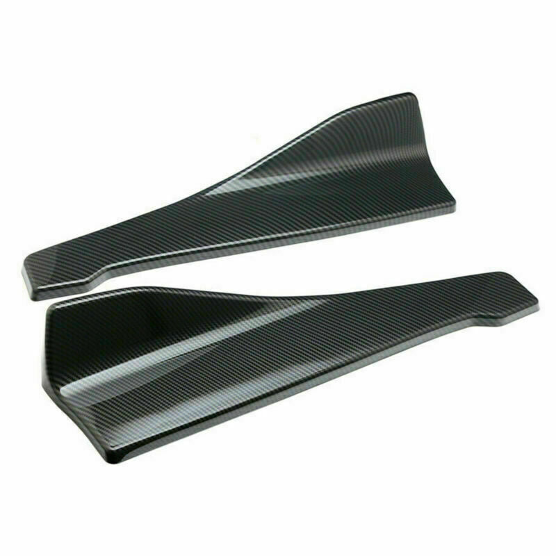 48cm Skirt Spoiler Rear Lip/Side Extension Rocker Splitters Winglet Wings Carbon Generic