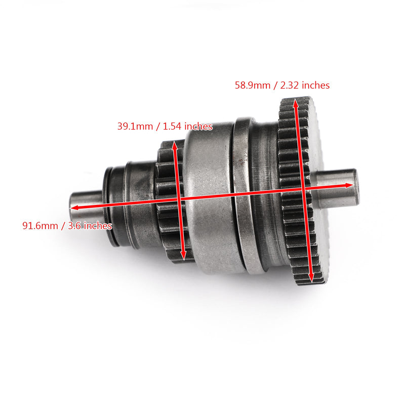 Can-Am Outlander Trxaxter Defender 2003-2020 Unidad de arranque Bendix Gear Genérico