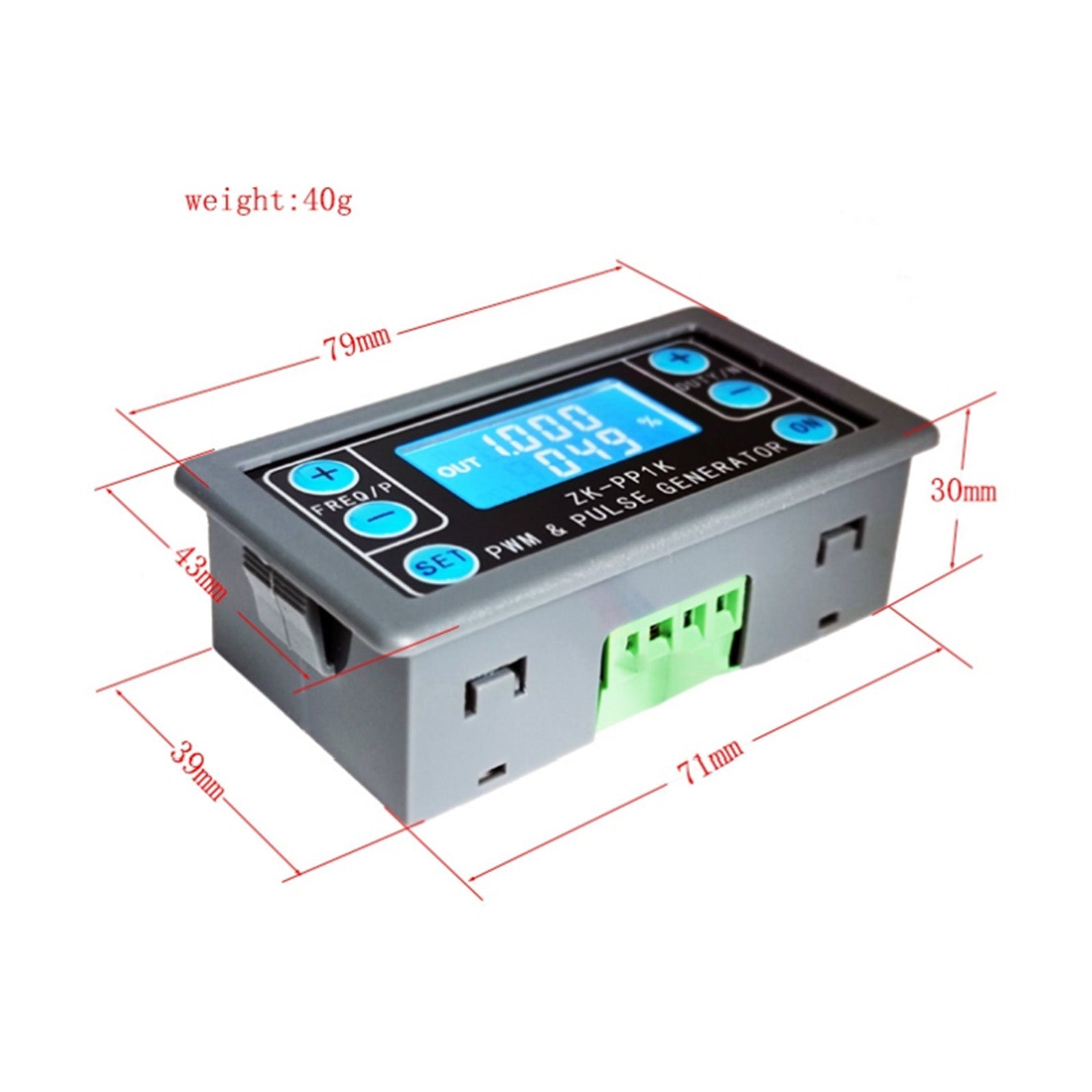 Adjustable PWM Signal Generator Module Pulse Frequency Duty Cycle Square Wave