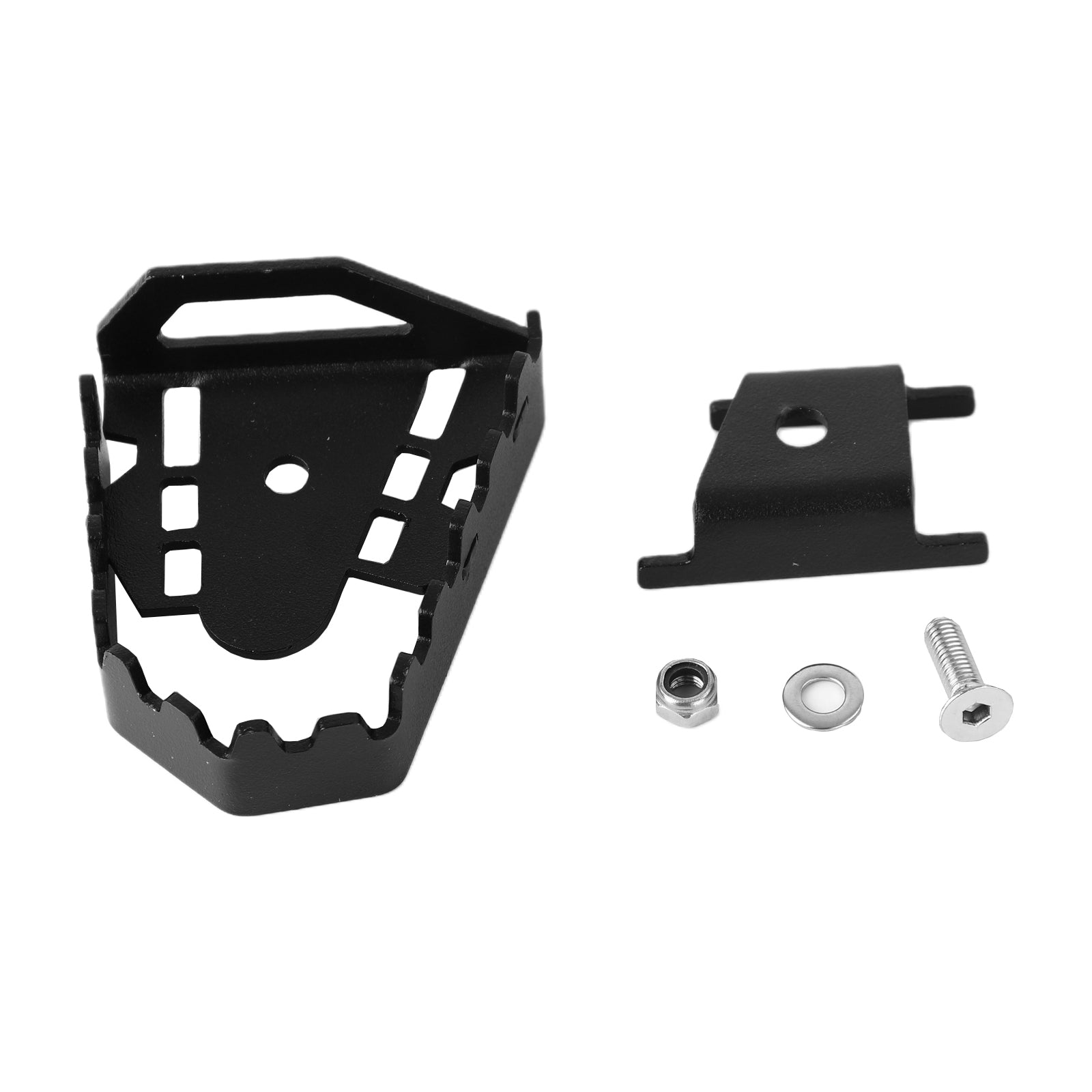 Palanca ampliadora de freno trasero, extensión de Pedal de aluminio para F850Gs F750Gs 08-16 plateada genérica