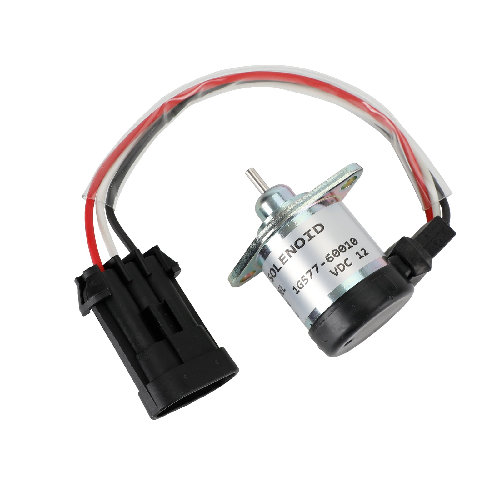 12V 3 Terminal Fuel Shut Off Solenoid For Kubota 1G577-60010 1G577-60011