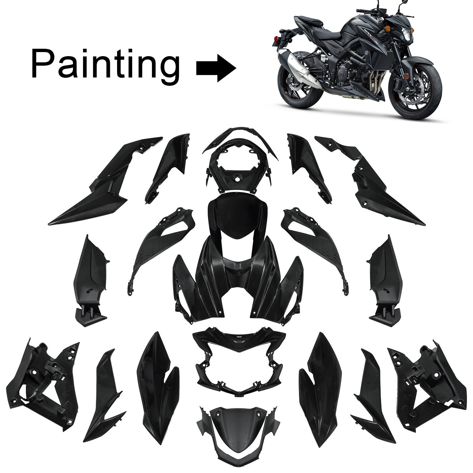 Suzuki GSX-S 750 2017-2021 Fairing Kit Bodywork Plastic ABS