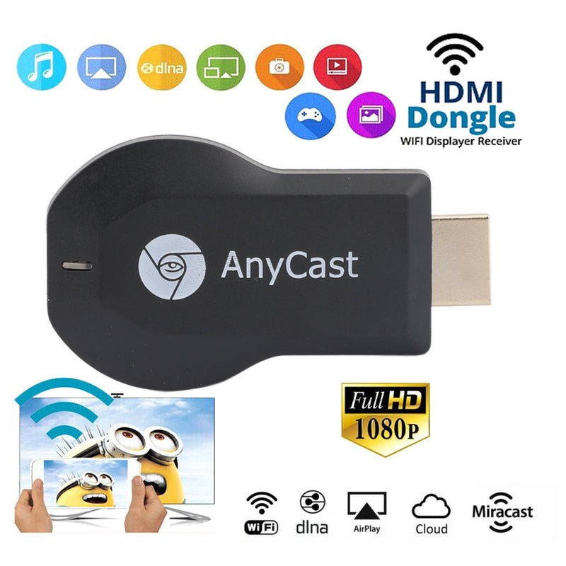 Display Receiver Dongle Streamer Anycast 4K M4+ Air Play HDMI TV Stick WIFI