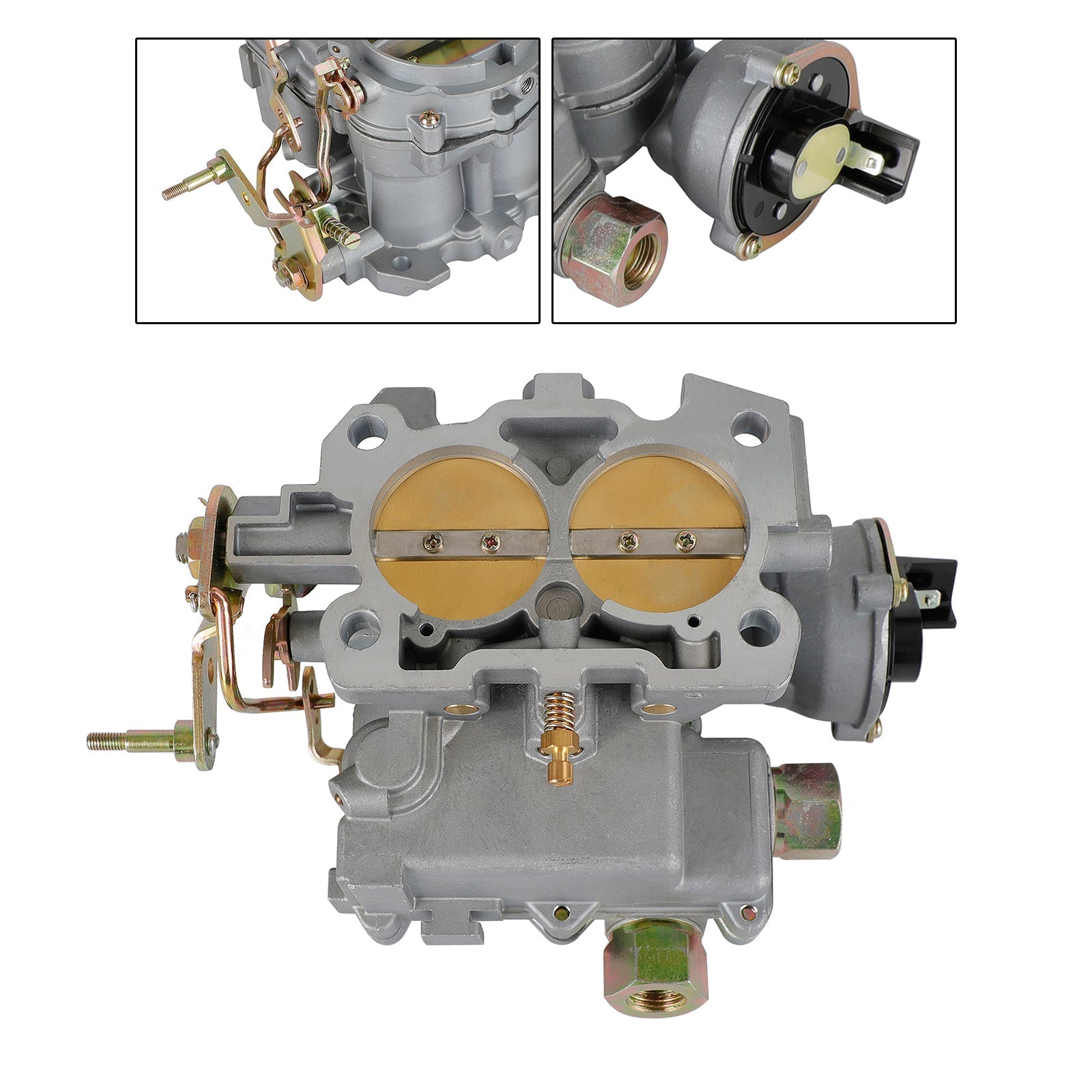 Carburetor Carb for Marine Mercruiser 2 Barrel 3.0L 4 CYL with a Long Linkage