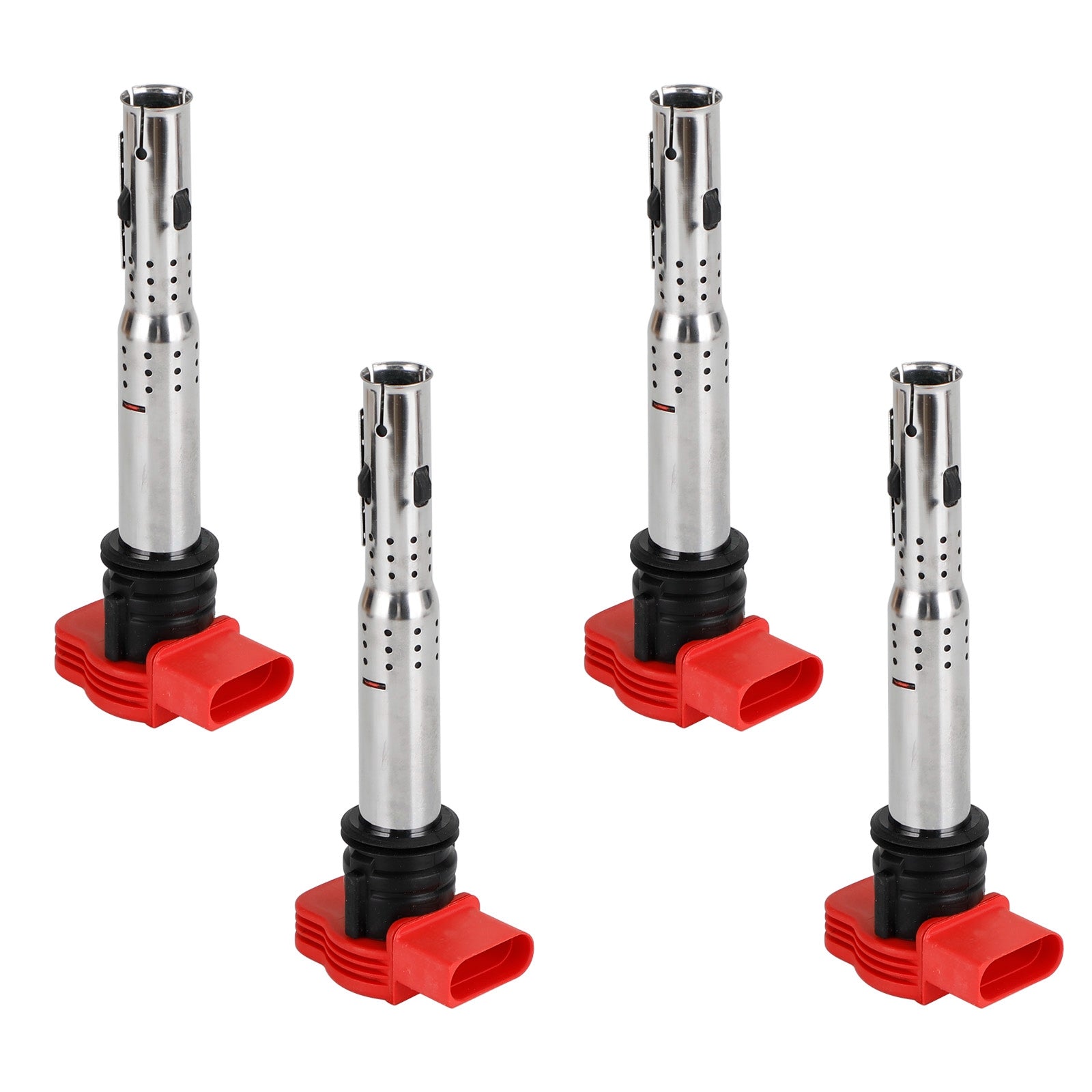 4x أودي R8 2.0TFSI/2.0TSI A3/GOLF 5/LEON Red Coil Packs Set 06E905115E