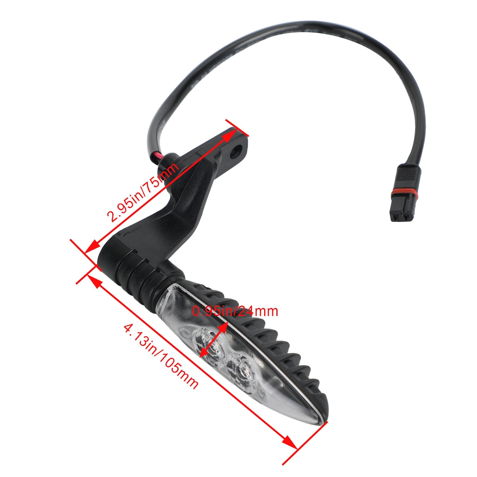 مؤشر أضواء الإشارة الخلفية LED لسيارات BMW F650 F700GS F800 GS R1200 GS Generic