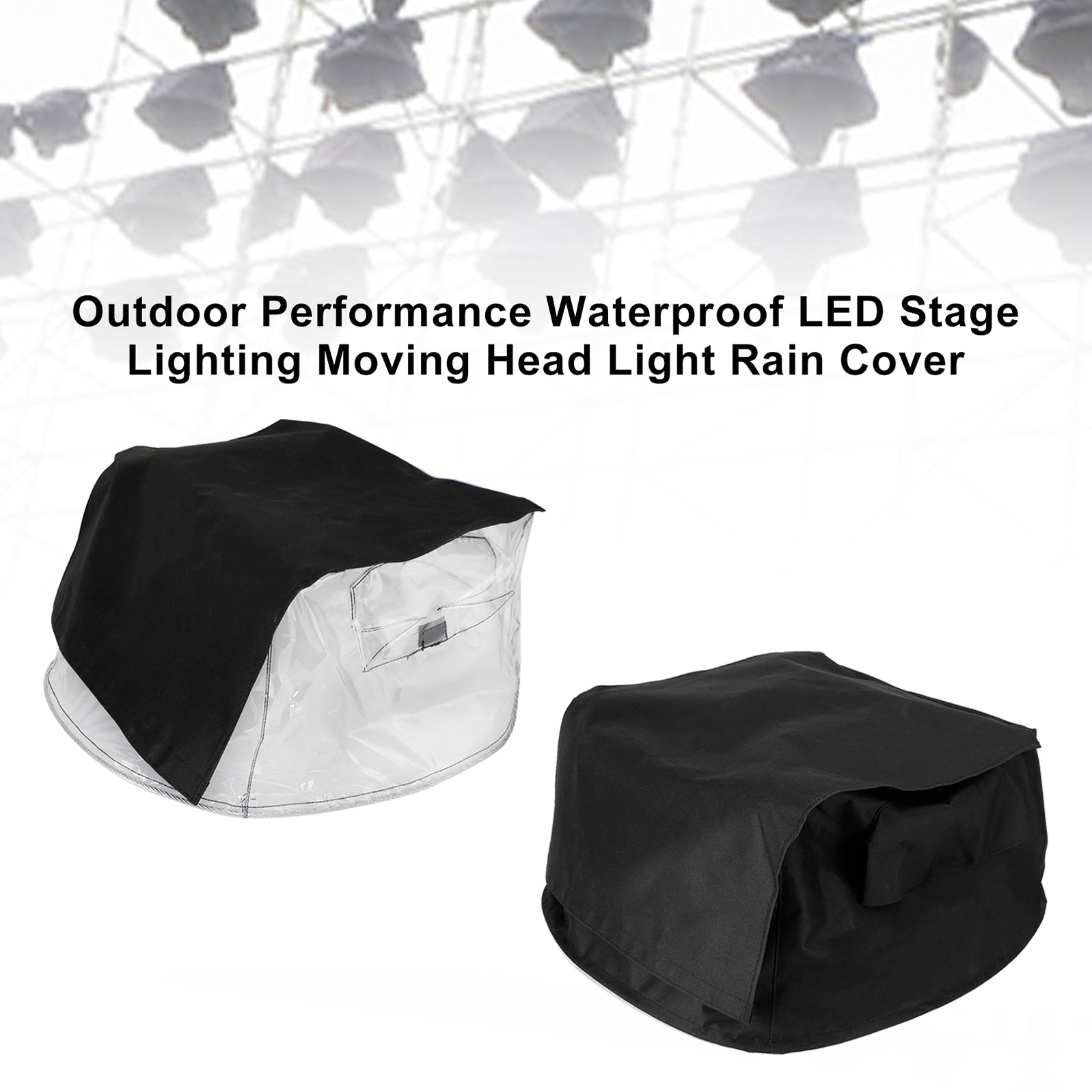 Outdoor Performance Waterproof LED Stage Lighting Moving Head Light Rain Cover