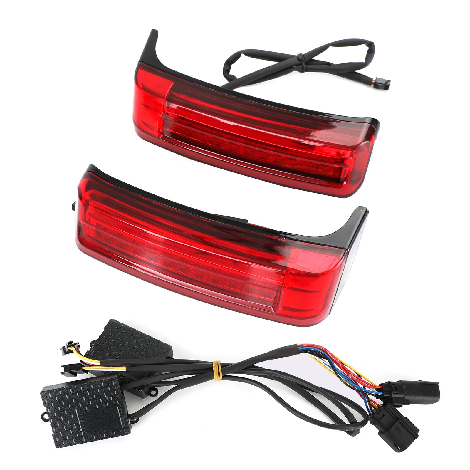 LED Saddlebag Saddle Bags Run Brake Turn Lamp Lights For Touring 2014-2021 Generic